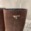 Prada New Season heel 7cm suede boots brown 2024