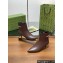 GUCCI  Signoria ankle boots heel 4.5 brown 2024