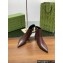 GUCCI  Signoria ankle boots heel 4.5 brown 2024