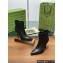 GUCCI Buckled ankle boots heel 10.5cm  Black 2024