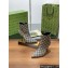 Gucci GG Marmont Monogram  Fabric Leather Heel Boots  2024