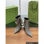 Gucci GG Marmont Monogram  Fabric Leather Heel Boots  2024