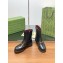 gucci horsebit leather ankle boots heel 4.5cm  2024