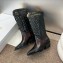 Dior  D-West cavalry boots heel 4.5cm  2024