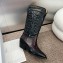 Dior  D-West cavalry boots heel 4.5cm  2024