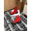 Dior badge ankle boots red 2024