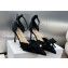  Dior Adiorable black tassels sandal heel 7cm 2024