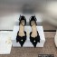  Dior Adiorable black tassels sandal heel 7cm 2024