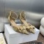  Dior Adiorable gold tassels sandal heel 3cm 2024