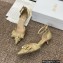  Dior Adiorable gold tassels sandal heel 3cm 2024