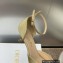 Dior Adiorable gold tassels sandal heel 3cm 2024