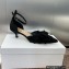  Dior Adiorable black tassels sandal heel 3cm 2024