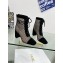 Dior Naughtily-D heeled ankle boot Transparent Mesh Embroidered with Black Cannage Motif and Suede Goatskin heel 8cm 01 2024