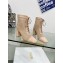 Dior Naughtily-D heeled ankle boot Transparent Mesh Embroidered with naked Cannage Motif and Suede Goatskin heel 8cm 2024