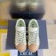 DIOR AND STONE ISLAND B33 Sneaker light green  Dyed cotton with Dior Oblique motif 2024