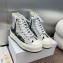 Dior Sneaker de caña alta con plataforma Walk'n' 2024