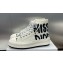 Walk'n'Dior High-Top Platform Sneaker White and Black Embroidered Cotton 2024