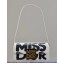 Miss Dior Flap Bag white and Black Miss Dior Graffiti Printed Calfskin 2024