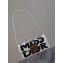 Miss Dior Flap Bag white and Black Miss Dior Graffiti Printed Calfskin 2024