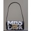 Miss Dior Flap Bag black and white Miss Dior Graffiti Printed Calfskin 2024