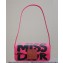 Miss Dior Flap Bag Fuchsia and Black Miss Dior Graffiti Printed Calfskin 2024