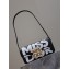 Miss Dior Flap Bag black and white Miss Dior Graffiti Printed Calfskin 2024
