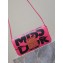 Miss Dior Flap Bag Fuchsia and Black Miss Dior Graffiti Printed Calfskin 2024