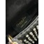 Lady Dior Micro Bag in Black Calfskin with Embroidered Strass 01 2024