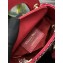 Lady Dior Micro Bag in red Calfskin with Embroidered Strass  2024