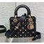 Sac Lady Dior My ABCDior Small black 2024