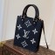 Louis Vuitton Monogram Vernis Petit Sac Plat Bag M57937 creamy/black 2024
