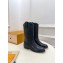 Louis Vuitton lv rider Women/Men black leather boots 2024 