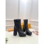 Louis Vuitton HEEL 12CM  Ankle Boot BLACK IN PATENT LEATHER 2024