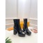 Louis Vuitton HEEL 12CM Shake Ankle Boot BLACK IN PATENT LEATHER 2024