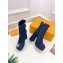 Louis Vuitton Heel 12cm  Ankle Boots Denim Blue 2024