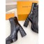 Louis Vuitton HEEL 12CM Shake Ankle Boot BLACK IN PATENT LEATHER 2024
