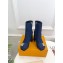 Louis Vuitton Heel 12cm  Ankle Boots Denim Blue 2024