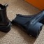 Louis Vuitton Black Monogram Canvas Beaubourg Ankle Boots 2024