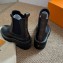 Louis Vuitton Black Monogram Canvas Beaubourg Ankle Boots 2024