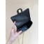  Chanel Mini Flap Bag with Top Handle Lambskin black  AS5032 2024(original quality)