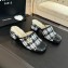Chanel Black Quilted Leather heel 4.5cm 01 2024