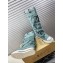 CHANEL graffiti canvas high boots 04 2024