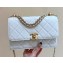 Chanel Calfskin Quilted Mini Fit Flap white  AS2649 2024 (original quality )
