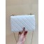 Chanel Calfskin Quilted Mini Fit Flap white  AS2649 2024 (original quality )
