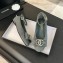chanel Mary Janes Velvet Strass & Metal green 2024