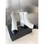 chanel Ankle Boot In Black And White Leather 2024