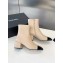 chanel Ankle Boot In Black And beige Leather 2024