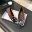 Chanel velvet camellia pumps suede brown/grey 2024