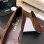 Chanel velvet camellia pumps suede brown 2024
