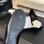 Chanel velvet camellia pumps suede black/white 2024